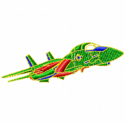Airplanes Embroidery Design 5
